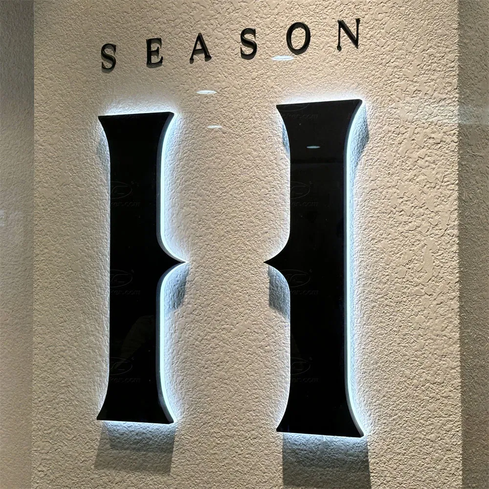 Custom Acrylic LED Back-Lit Billboard Backlight Channel Letter Sign for Restaurant and Shops