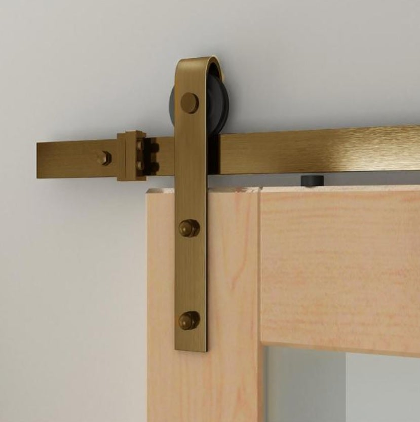 Black Gold Security Steel Sliding Barn Door Lock Accessories