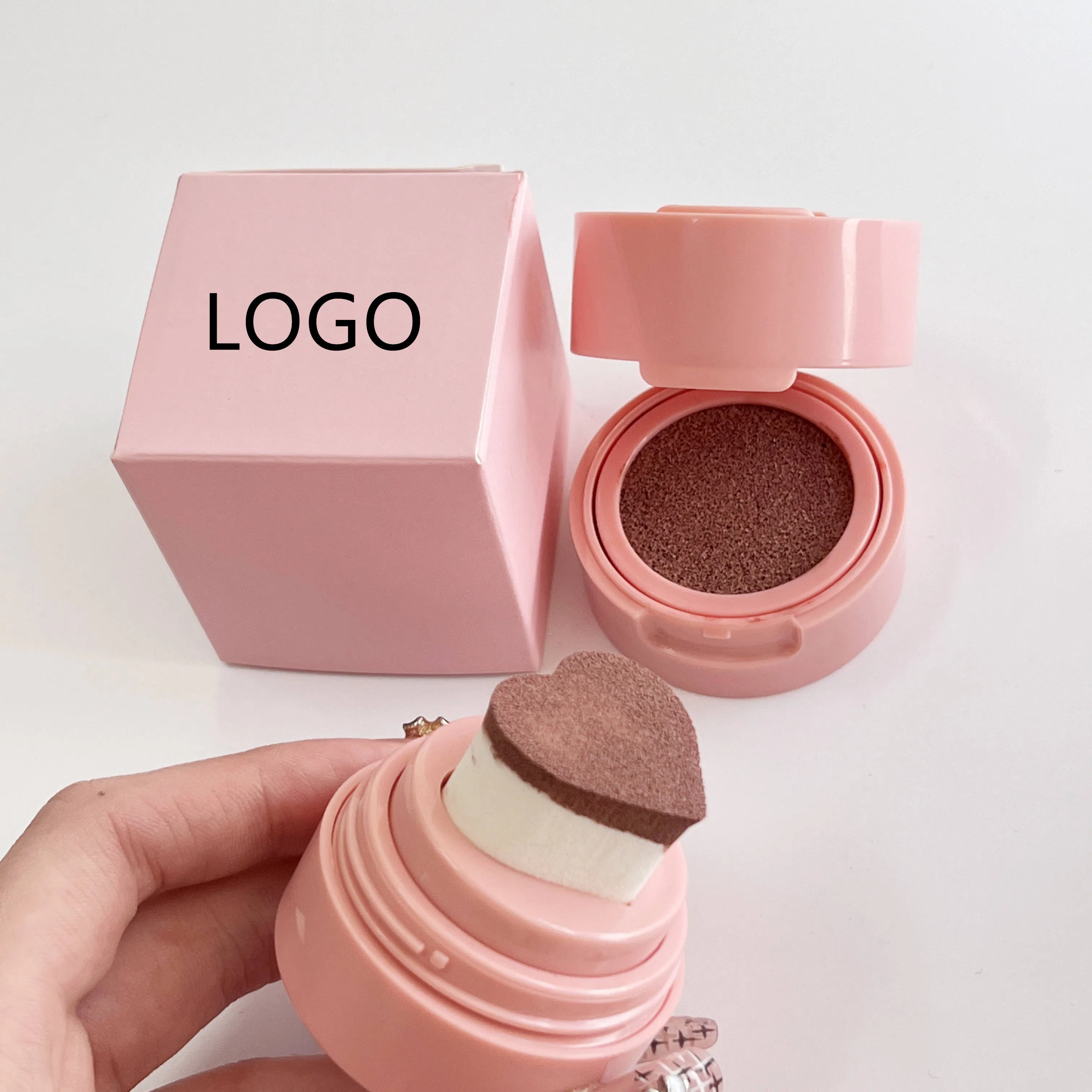 Trendy Heart Shaped Stamp Liquid Blush Soft Sweet Blush with Beautiful Shades Natural Flush