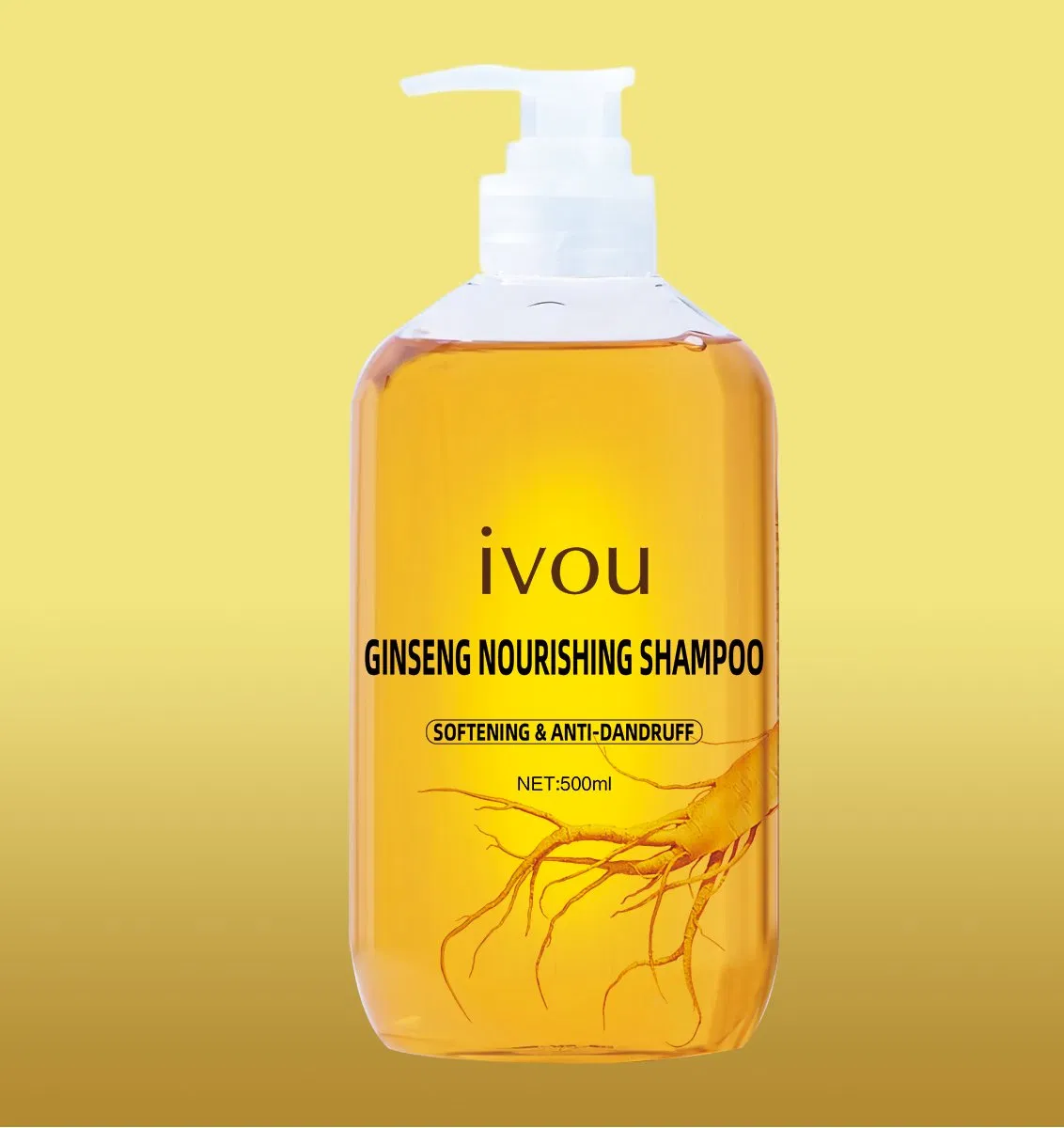 Long Lasting Safe Ginseng Extract Shampoo for Sensitive Scalp and Hair Health