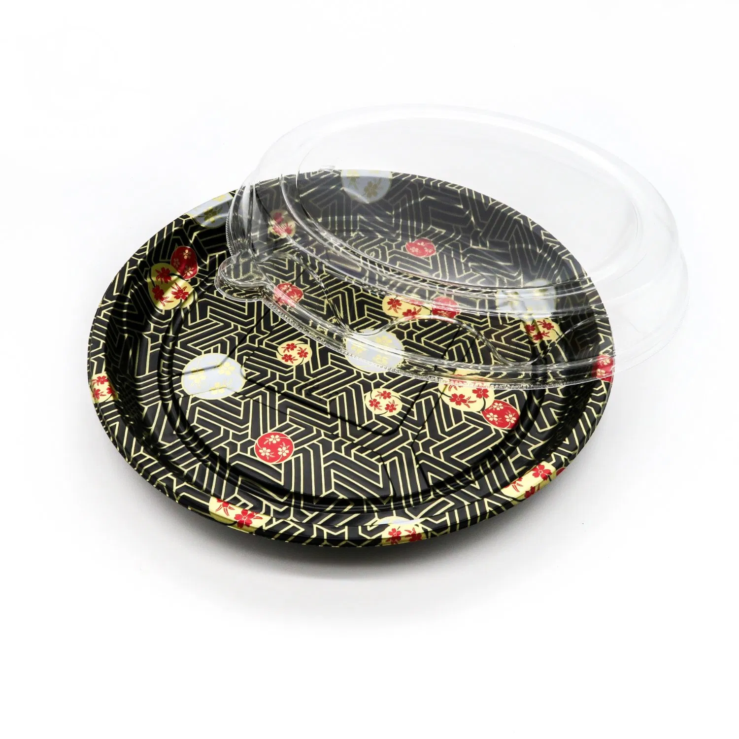 High Quality Disposable Food Container Reusable Take out Plastic Food Packaging Rectangle Sushi Tray