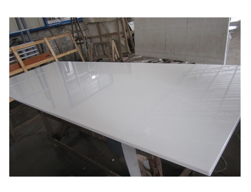 White Stone Artificial Quartz Used for Kitchen and Bathroom and Wall and Floor and Countertop and Vanity Tops