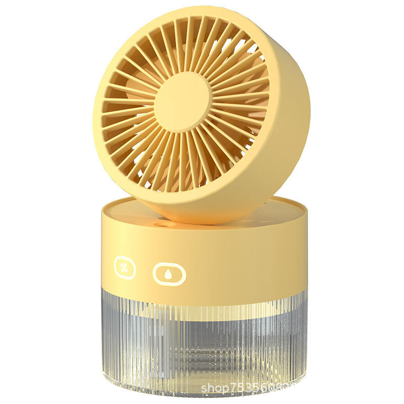 Air Cooler Fan Humidifier Mist Cooling USB Rechargeable Table Fan