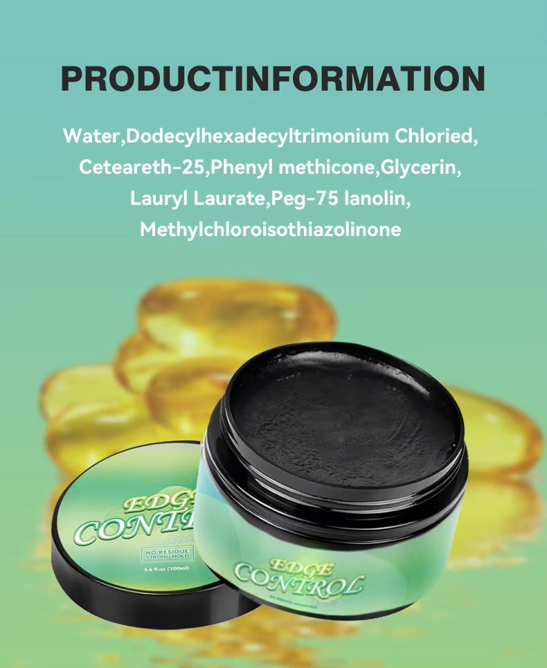 OEM/ODM Cangty Fast Drying Hair Clay Non-Flaking Curly Strong Pomade Hold Edge Control