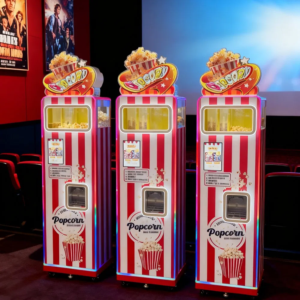 32oz CE RoHS Certified Customized 2 Flavor Automatic Commerical Popcorn Vending Machine for Cinema
