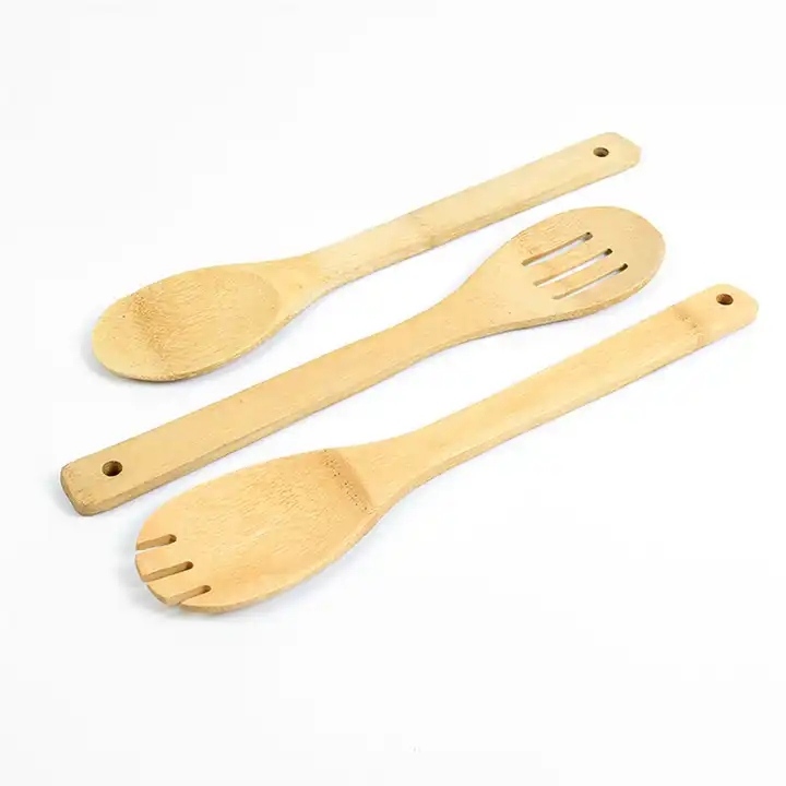 Wholesale Bamboo Kitchen Natural Bamboo Spoon Shovel Set