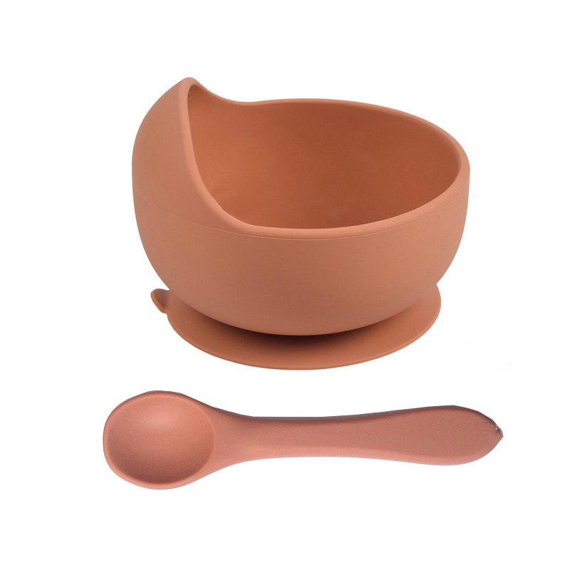 BPA Free Silicone Bowl for Baby Feeding Set