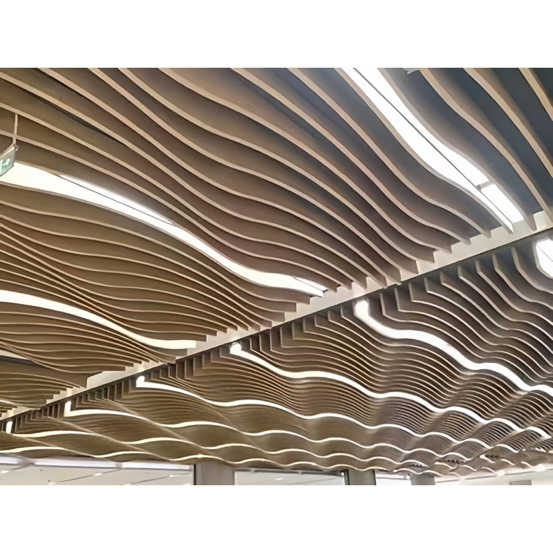 Interior Decoration Aluminium Curved Ceiling Panel Suspended Ceiling Panels for Indoor Outdoor