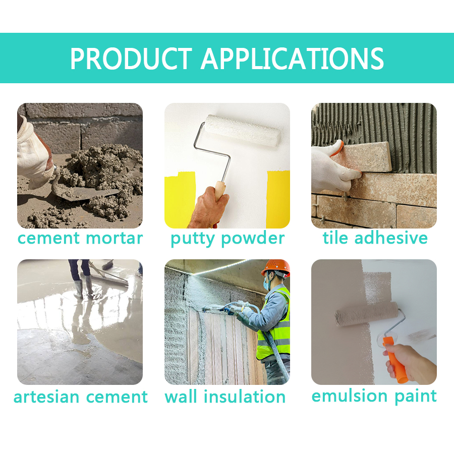 Vae/Rdp for Construction Mortar Modification Improve Flexibility Adhesion Crack Resistance Rdp Used in Cement Additive