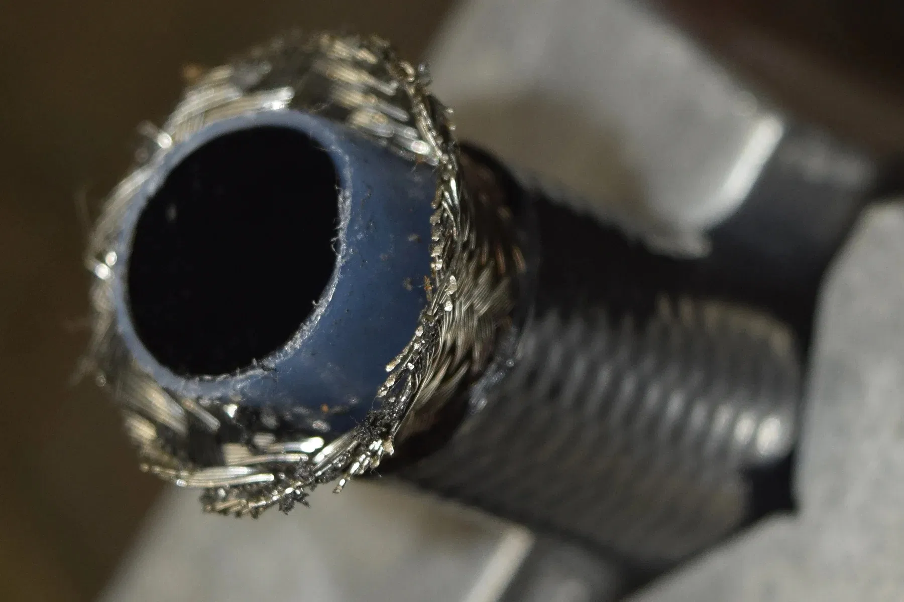 Flexible Stainless Steel Braided PTFE SAE100 R14 Hydraulic Hose