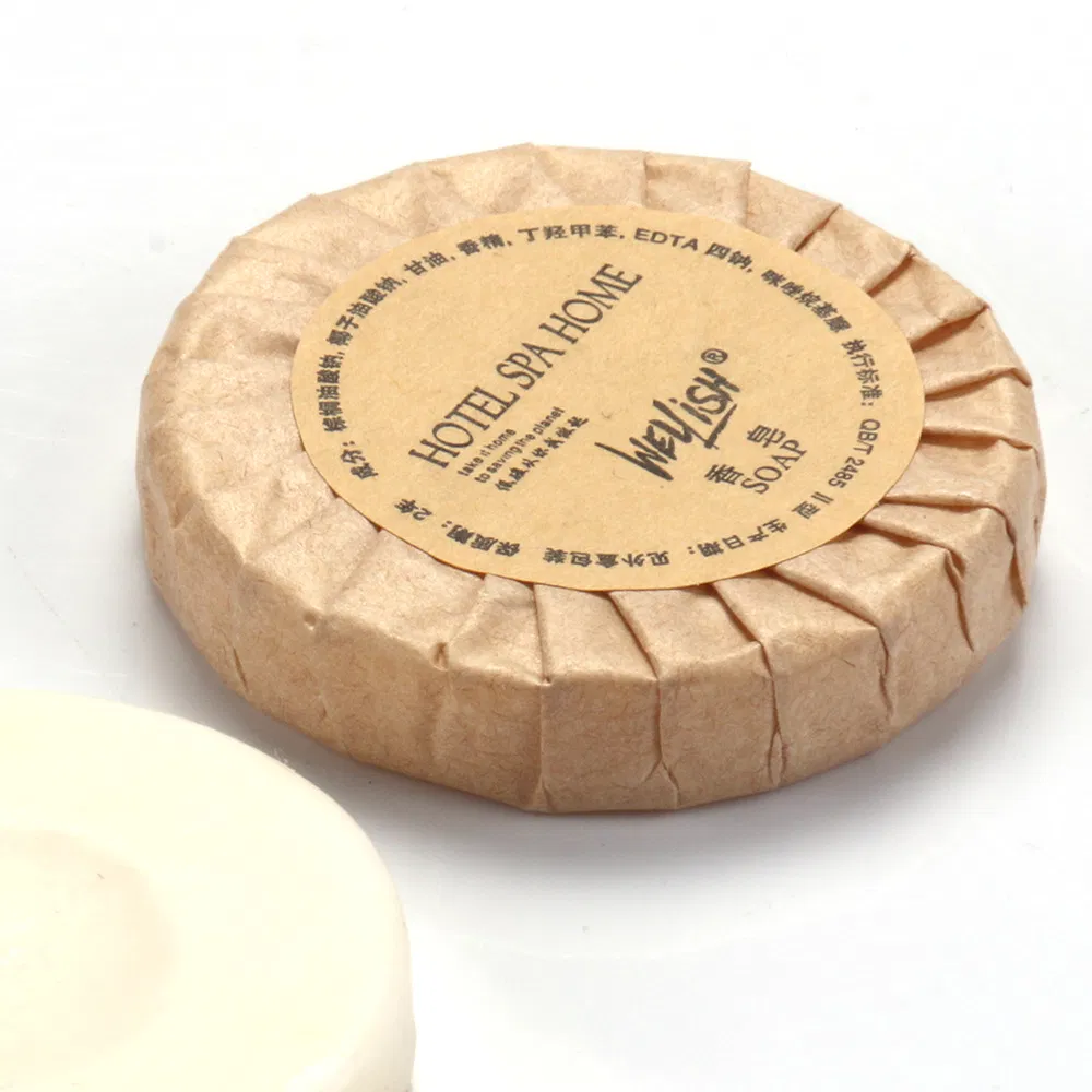 Hotel Soap with Round Pleated Wrapper for Hotel Amenities Factory Price