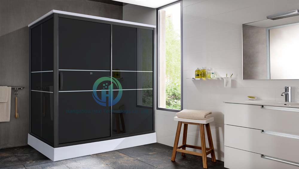 Modern One Bedroom Portable Shower Unit and Prefab with Glass Door