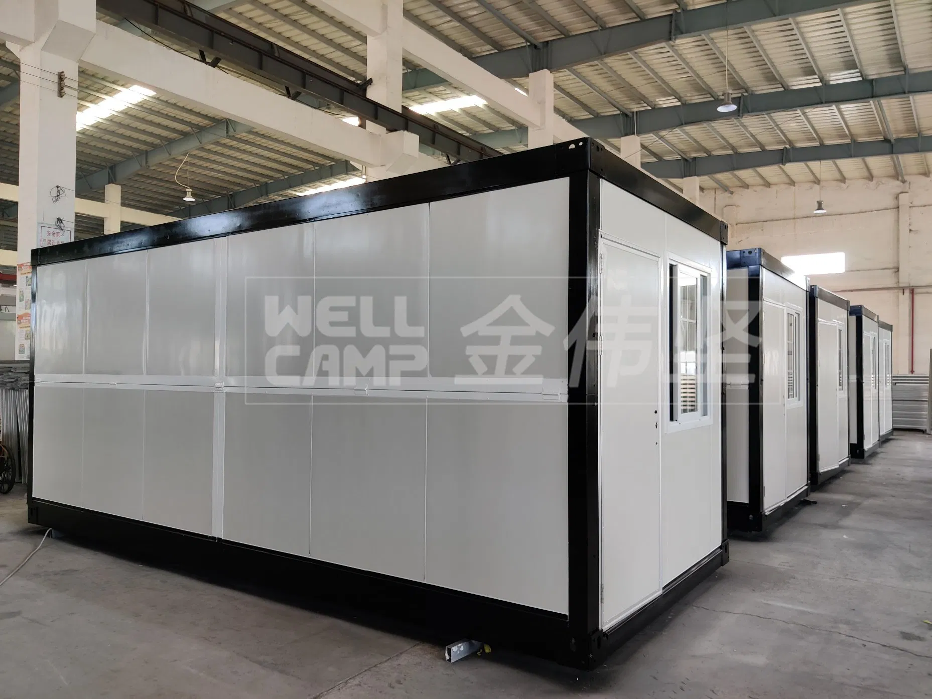 Popular Steel Structure Finished Prefab Mobile Folding Container Bar/Shop