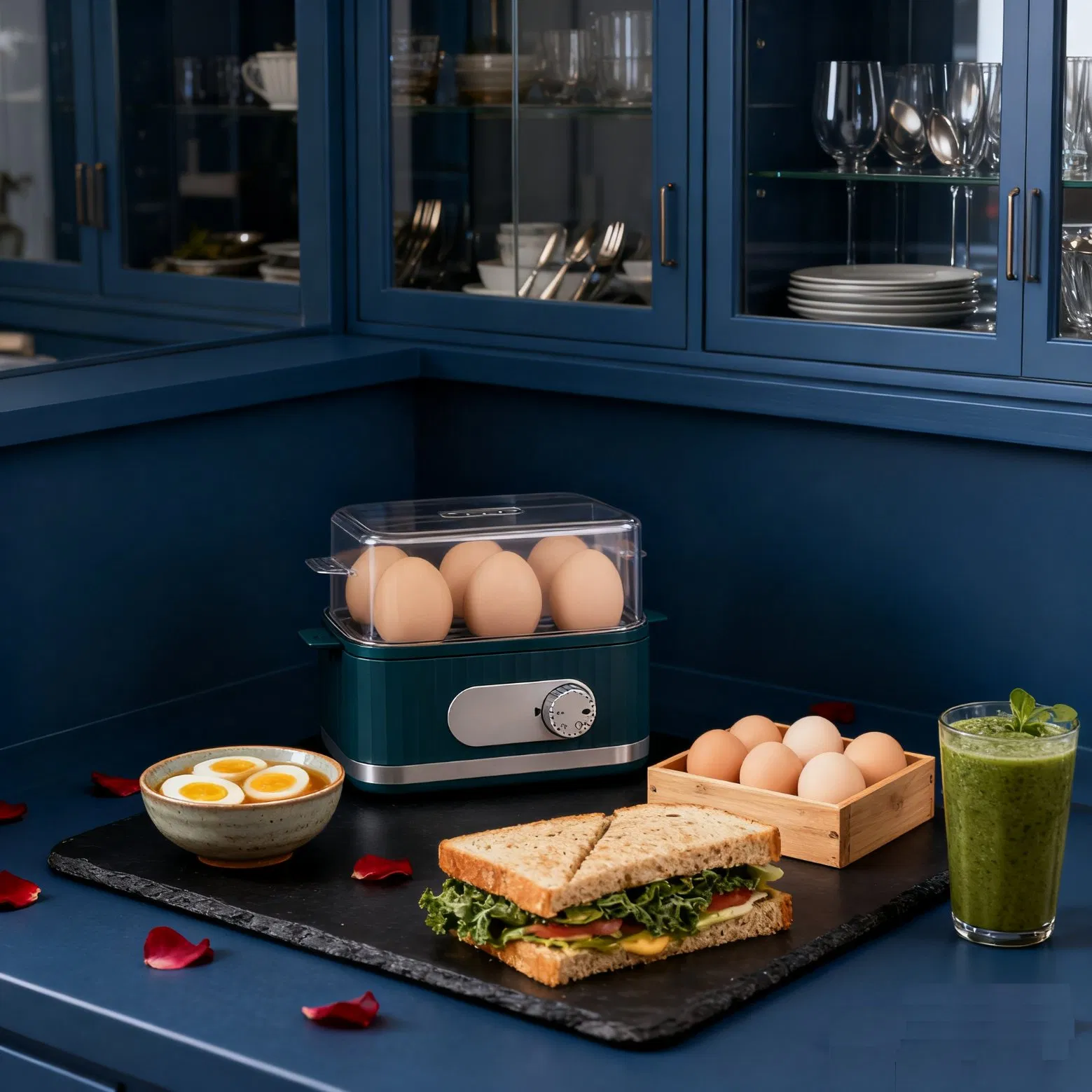 6-Egg Electric Boiler with Timer 400W Power Cooking Solution