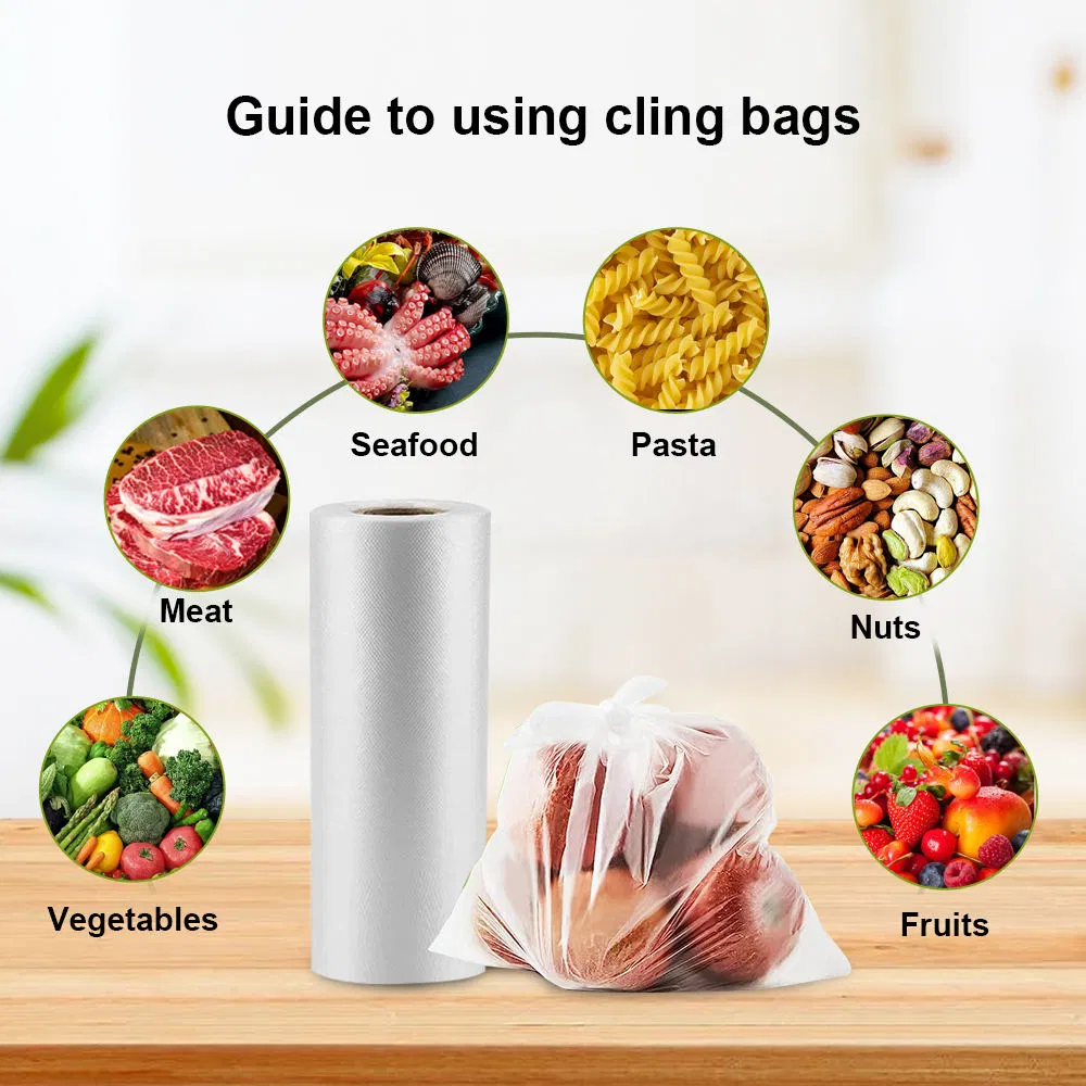 Flat Bag Fresh Microperforated Clear Plastic Packing Bag for Fruit and Vegetable