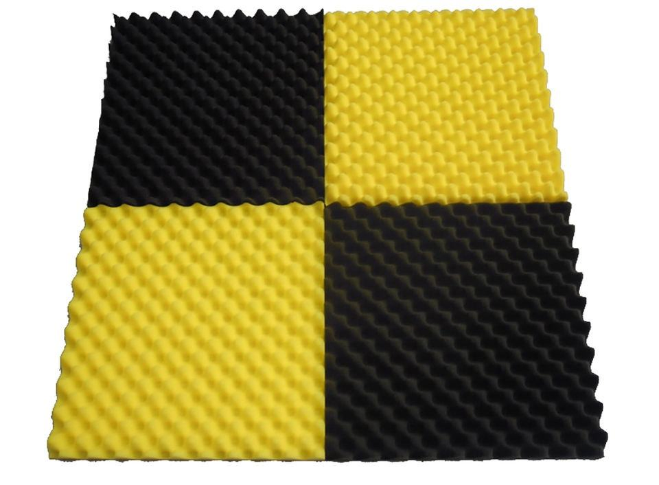 Pack 50 X 50 Soundproofing Sound Absorbing Proof Wall TV Studio Sound Pyramid Foam Acoustic Panels