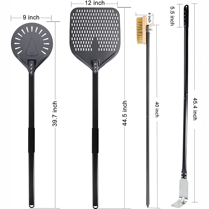 Light Weight Pizza Turning Peel Outdoor Pizza Oven Accessories