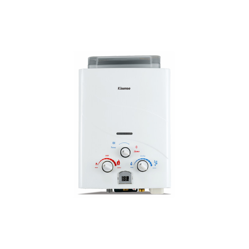 Easy Temperature Control Gas Water Heater with Bright LCD Display
