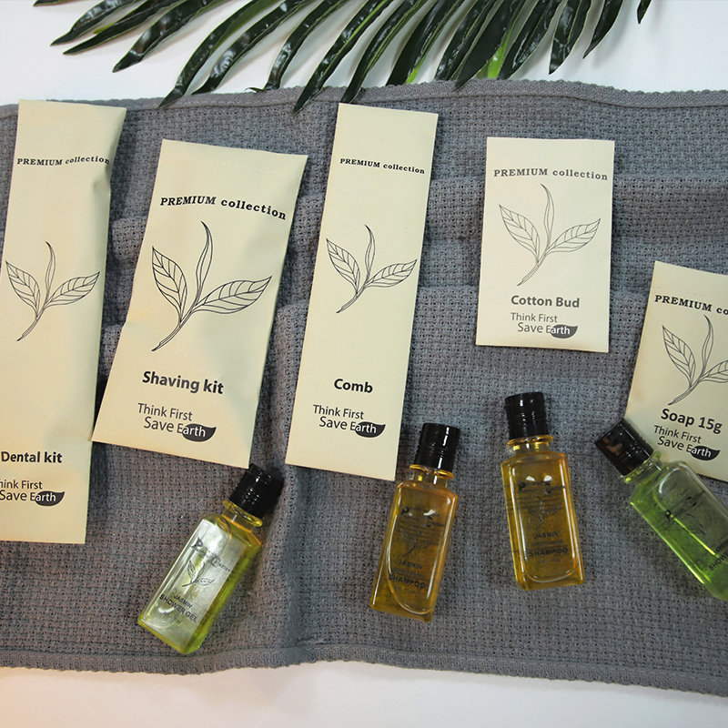 5 Star Hotel Dental Kit Stone Paper for Travel Kits Disposable Paper Packing Hotel Amenities Sets