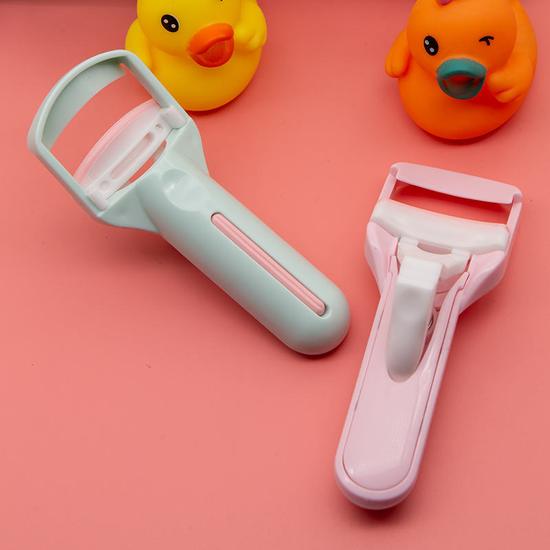 Private Label Press Wide Angle Plastic Eyelash Curler Set Integral Curling Styling with Partial Curling