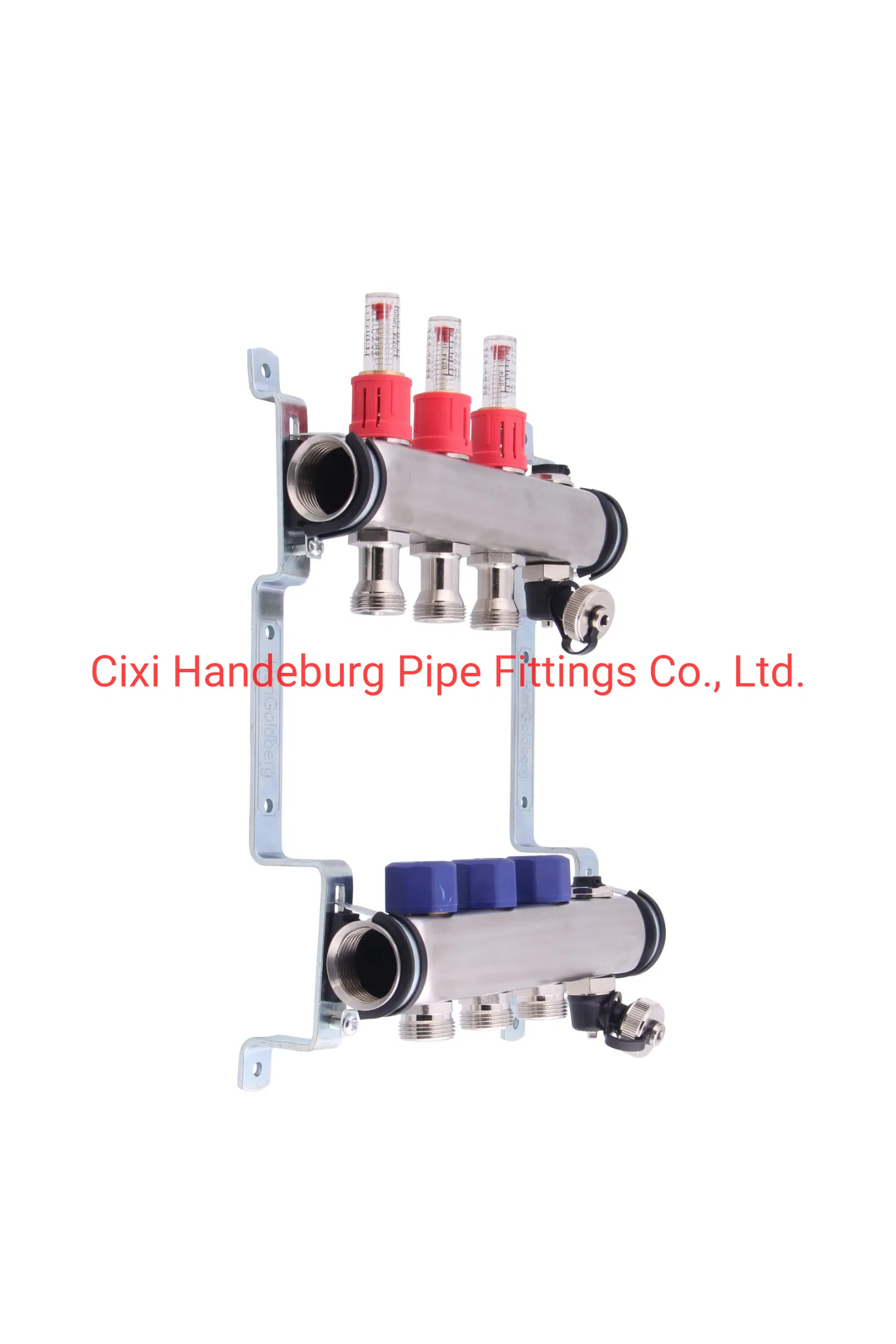 Stainless Steel 304 Water Manifold with 15 Type Flow Meters