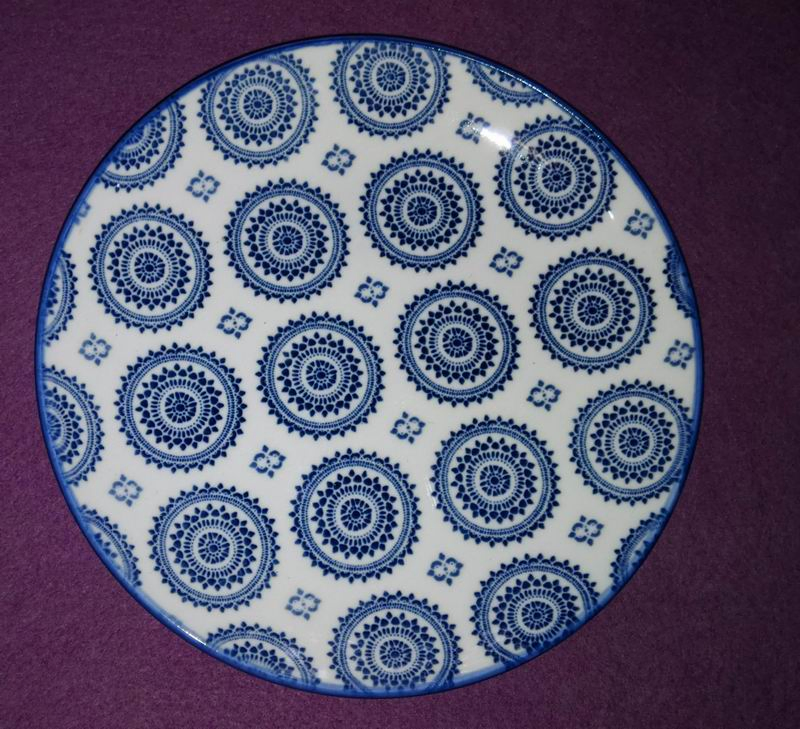 5"-10.5" Meat Flat Dinner Coup Plate Decal Porcelainware Ceramics Tableware