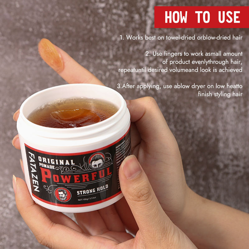 Private Label New Arrive Customizable High Quality Mens Matte Clay Texturizing Natural Hair Pomade Wax Styling Paste
