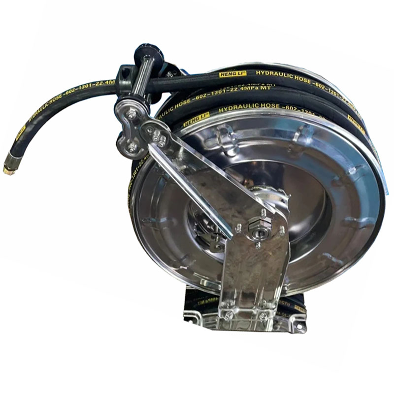 Stainless Steel Pipe Reel Automatic Rewind Pipe Reel