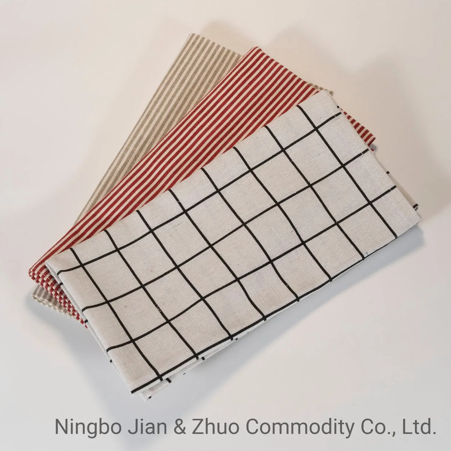 Hot Sale Reusable Custom Polyester Cotton Screen Printing Tea Towel Napkin