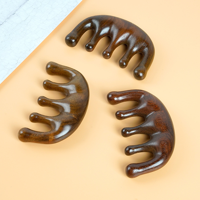 Five-Tooth Head Meridian Massage and Whole Hair Treatment Comb