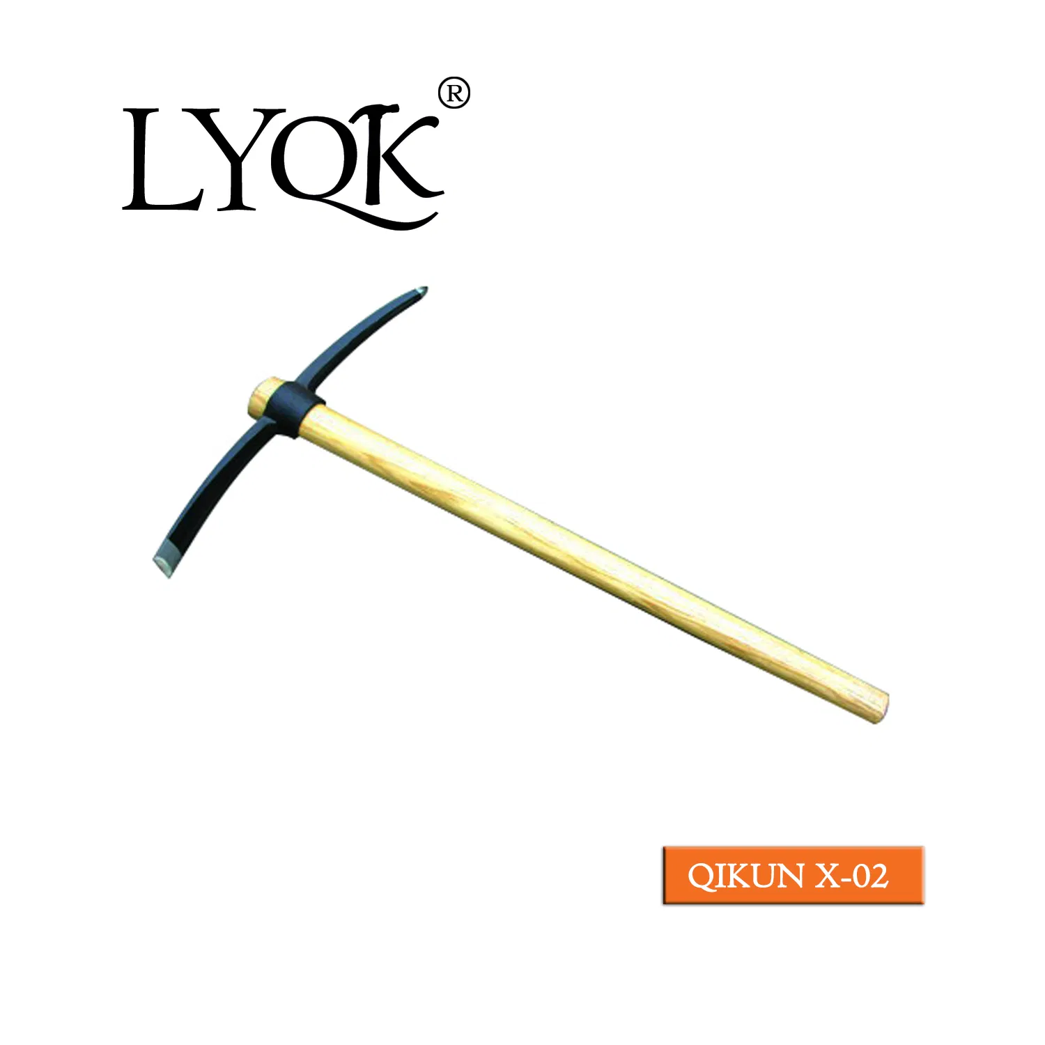 X-01 High Quality Rail Steel 65mn Agriculture Farm Garden Hardware Hand Tools Pick Head Mattock Pickaxe