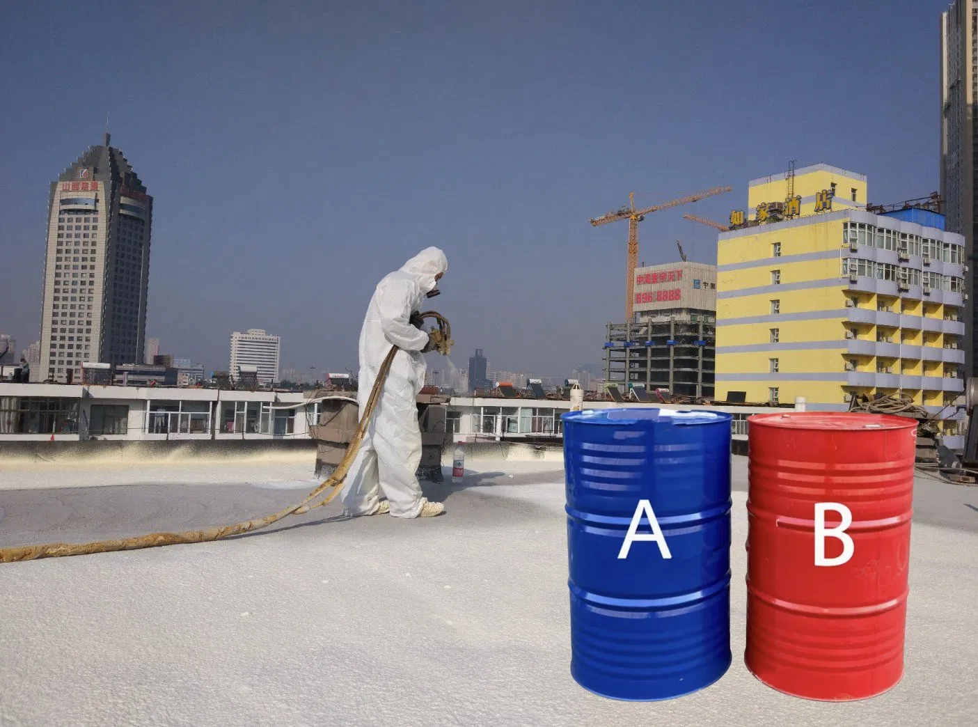 PU Foam Raw Material for Insulation and Cushioning with Polyether Polyol