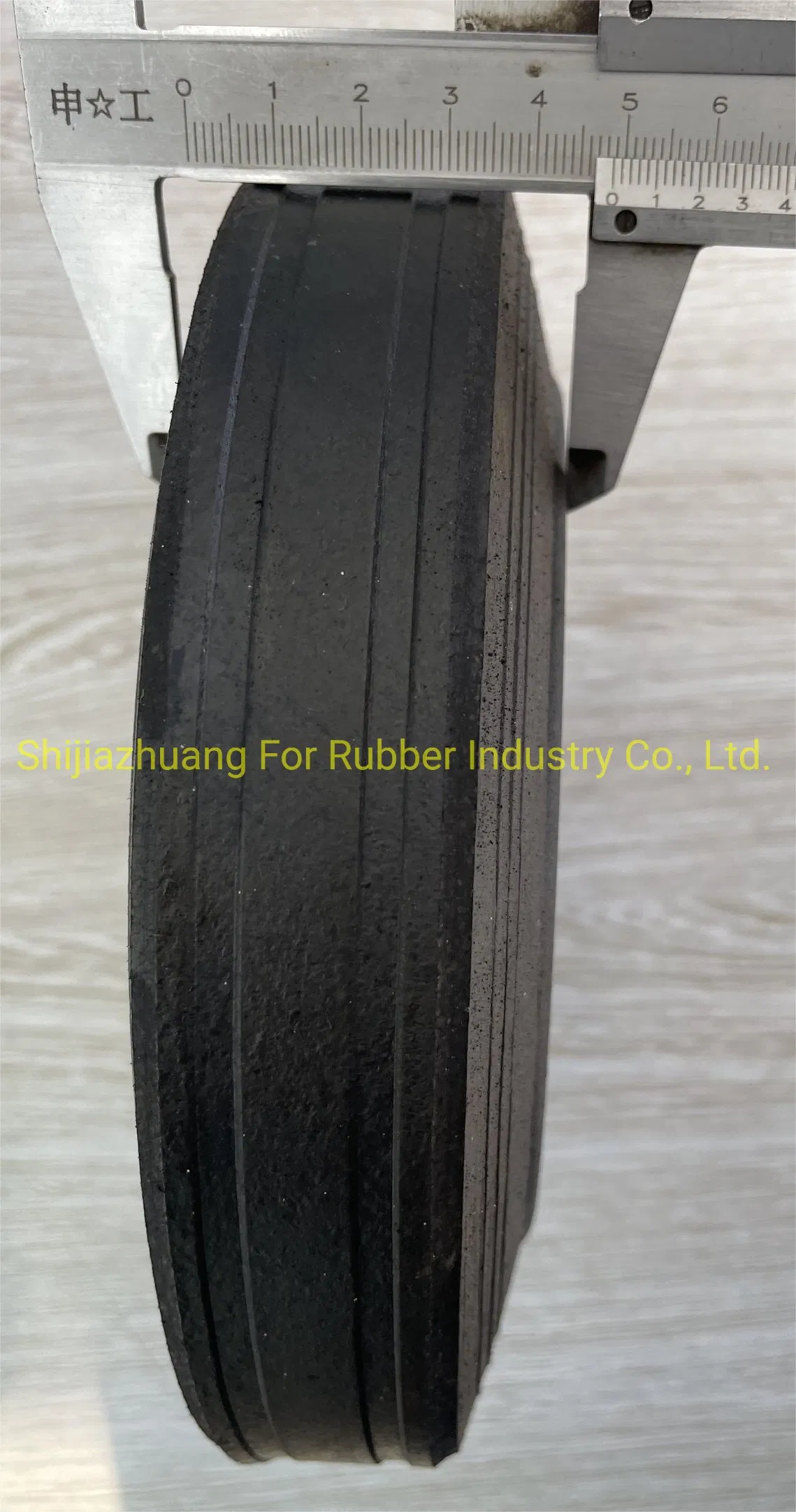 Rubbish Bin Solid Rubber Wheel with Outer Diameter 185mm