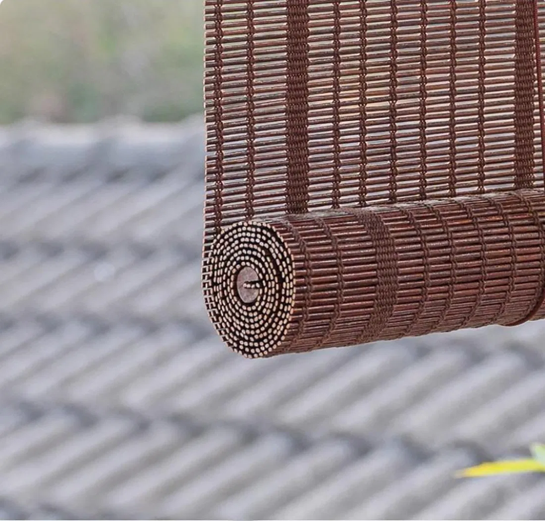 First Price Customized Bamboo Window Blinds Outdoor Roller up Blinds