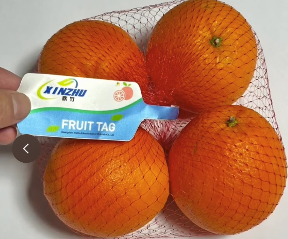 Custom Blank Without Printing Thermal PP Fruit Label Roll