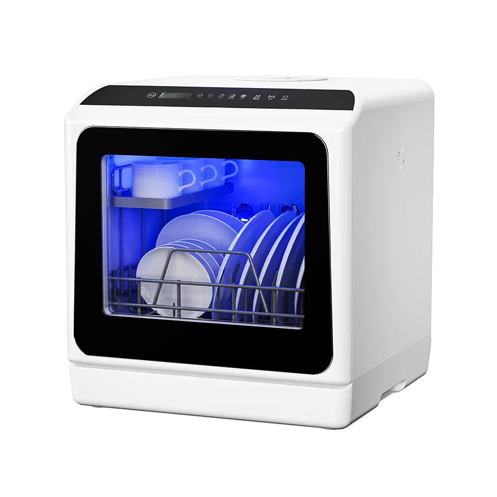 Compact Countertop Dishwasher with 5 Wash Programs for Busy Lives