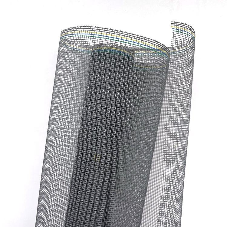 Black Coated Anti Theft SS304 316 Security Stainless Steel Wire Mesh Window Door Fly Screen