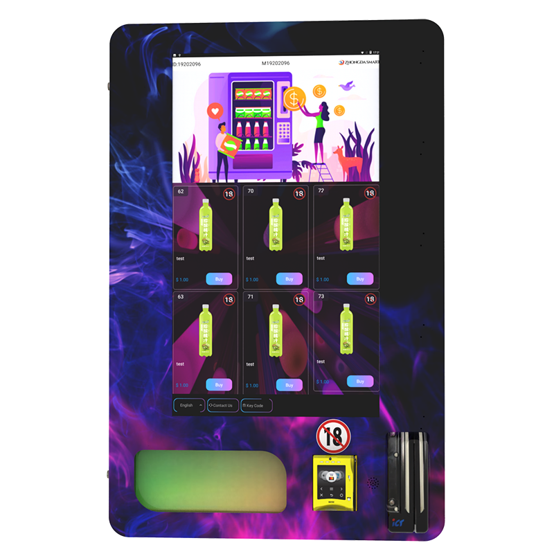 Black Wall Mounted Vending Machine for Vaper and Cigarette