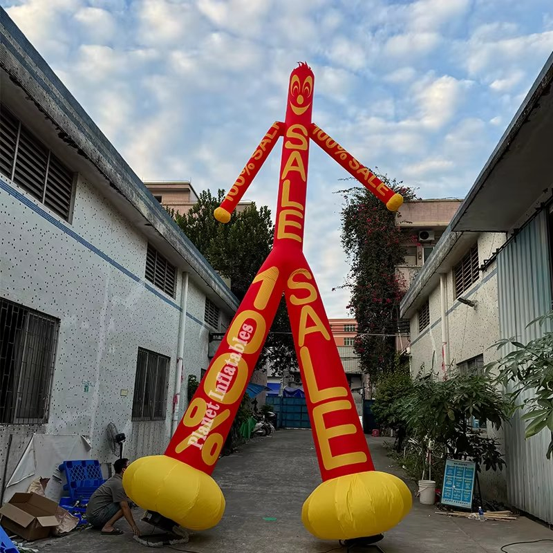 Double Leg Event Giant Inflatable Air Dancer Sky Waving Tube Advertising Air Dancer for Promotion