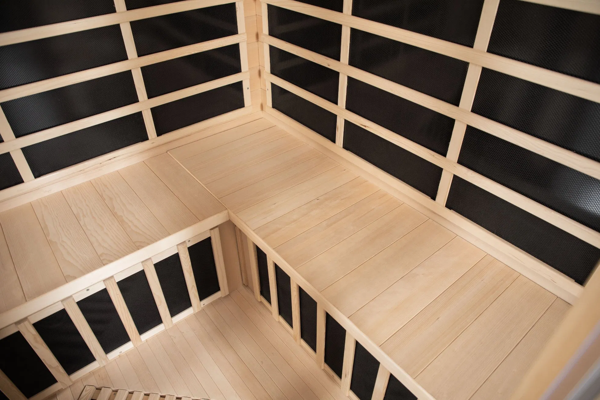 Full Carbon Hemlock Low Emf Sauna Room