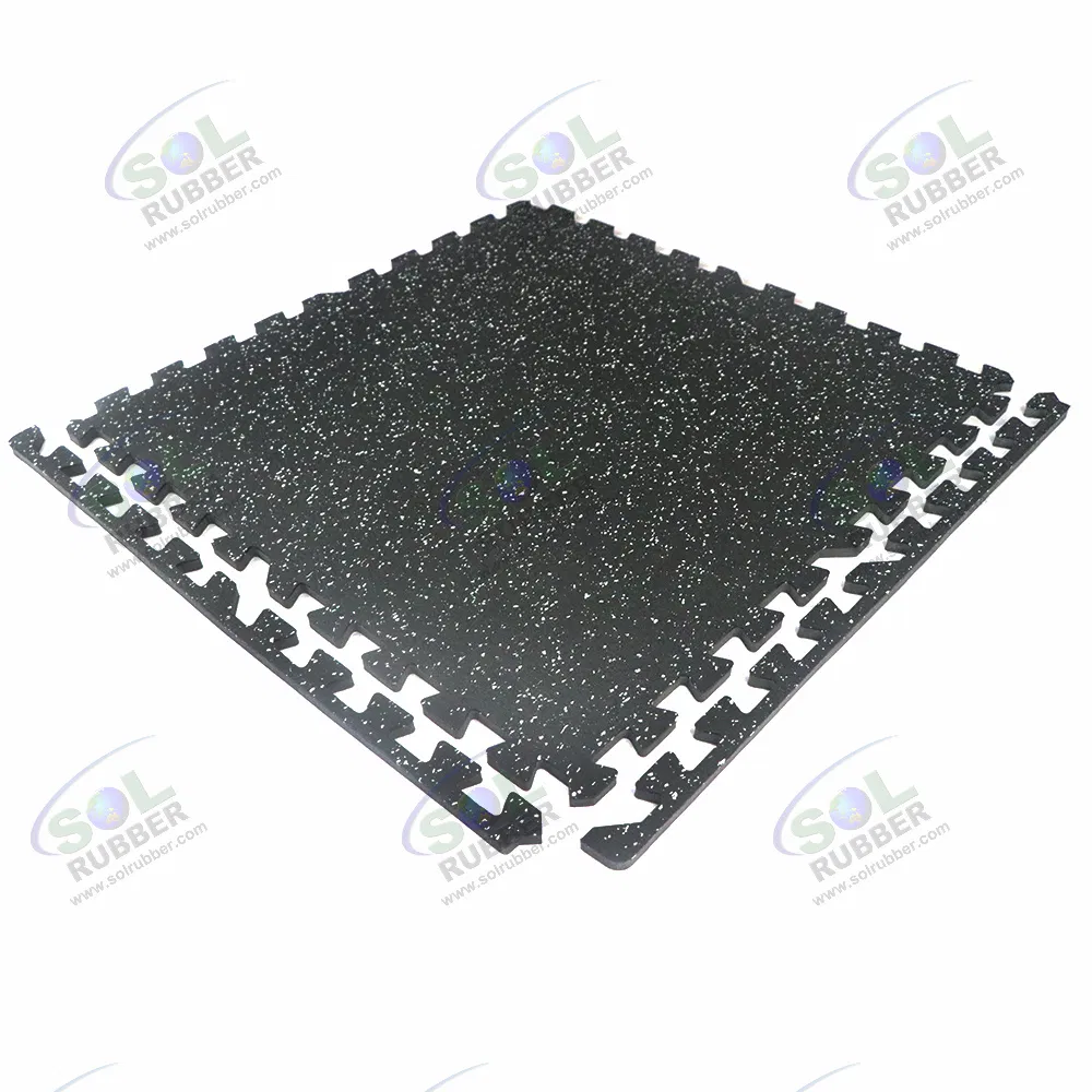 Sol Rubber EVA Foam Mats with Rubber Top Interlocking Floor Tiles Mat