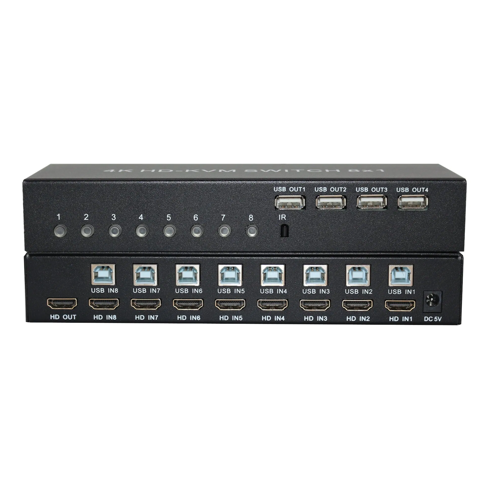 8-портовый HDMI KVM-коммутатор EL-A490