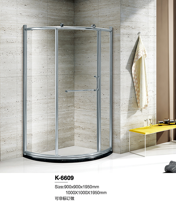 Modern Tempered Glass Handing Sanitary Cabin Shower Bathroom Cubicle Room