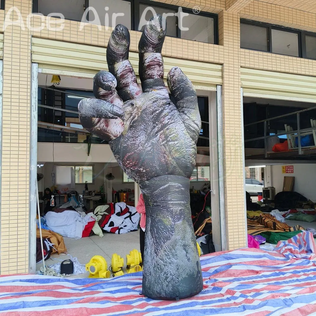 Halloween Festival Scene Decoration Inflatable Large Devil Hand Inflatable Evil Hand Balloon