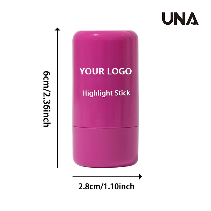 Private Label Vegan Sparkle Ice Touch 4 Colors Swelling Effect Repairing Face Long Lasting Moisturizing Jelly Highlight Stick
