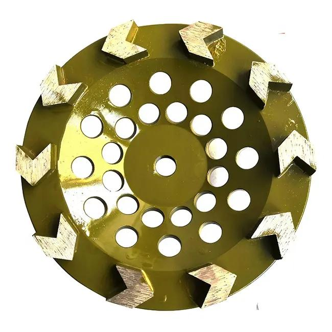 7 Inch (180mm) M14 Diamond Metal Cup Wheel for Concrete Grinding