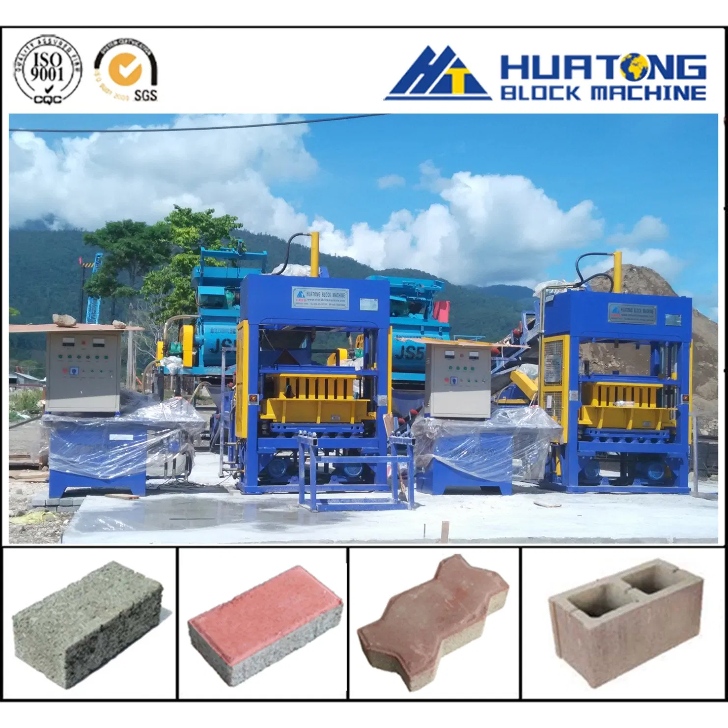 Qt4-15 Automatic Concrete Block Making Machine