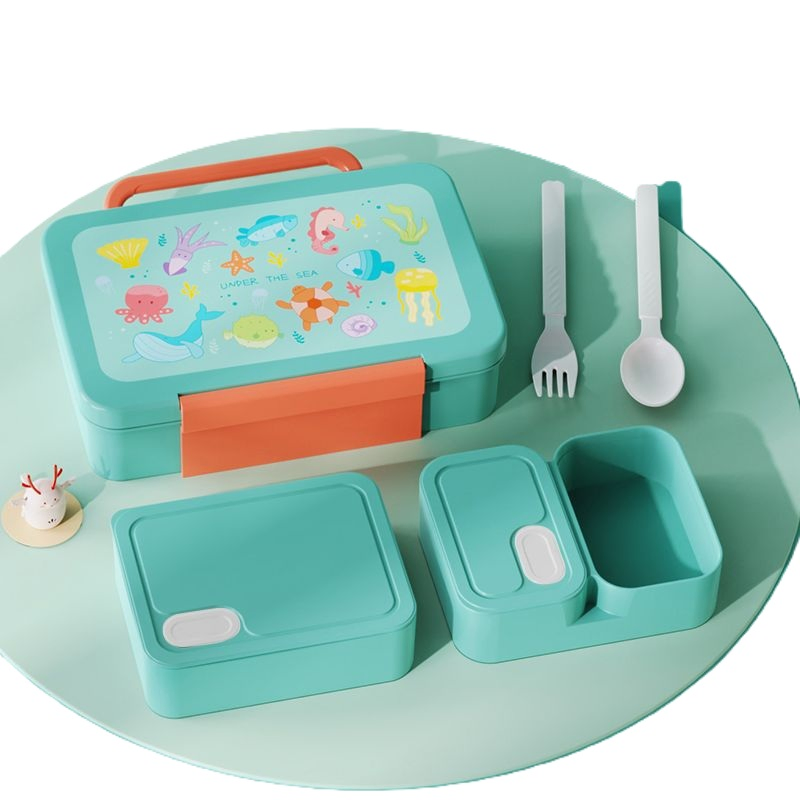 Microwave-Safe Portable Bento Lunch Box for Students and Professionals