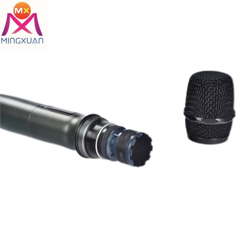 Double Handheld Dual Channel Wireless 2 Microphone Inputs Audio Digital Processor