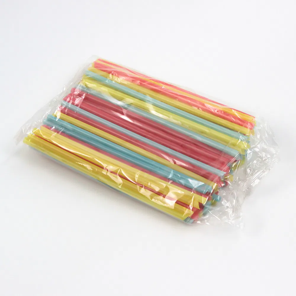 Disposable Plastic Tableware PP Plastic Straw Customized Color and Size for Drink